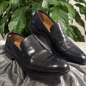 Johnston & Murphy Black Leather Penny Loafer Signature Series 15 7061 -  Men's 9